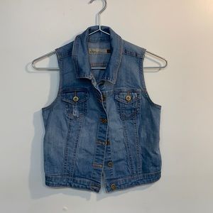 GJG brand Jean button down vest size S